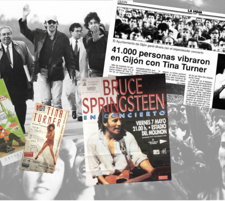 Cuando Bruce Springsteen, Tina Turner y Bowie hicieron de Gijón la capital española de la música en directo