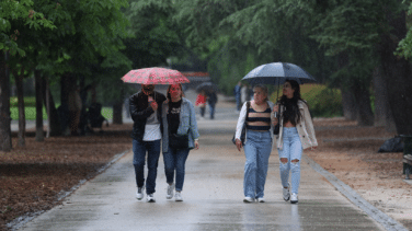 La DANA que atraviesa España dejará hasta 50 litros de lluvia por metro cuadrado en el fin de semana 