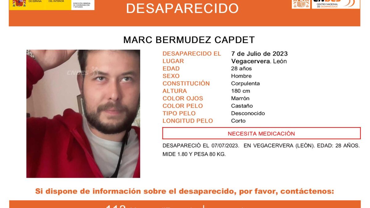 Desaparecido desde principios de julio un hombre de 28 años en el Viejo Camino de Santiago en León