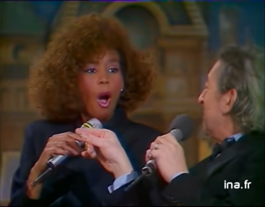 La reacción de Whitney Houston al oír a Serge Gainsbourg