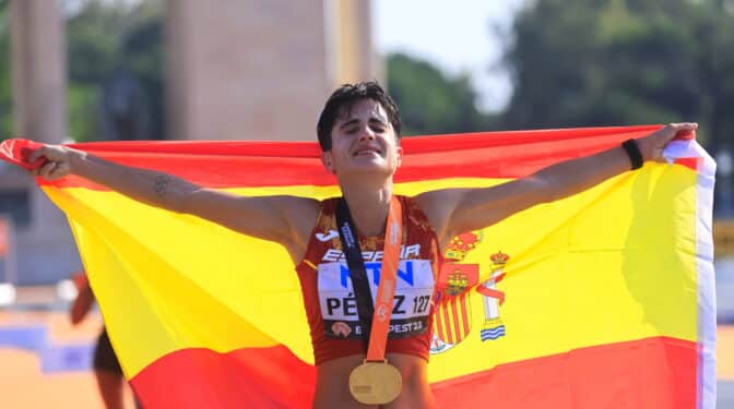 María Pérez, campeona del mundo de 20 km marcha