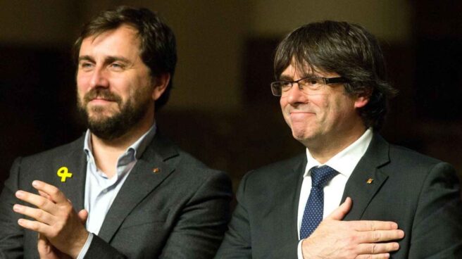 Toni Comín y Carles Puigdemont en una imagen de archivo