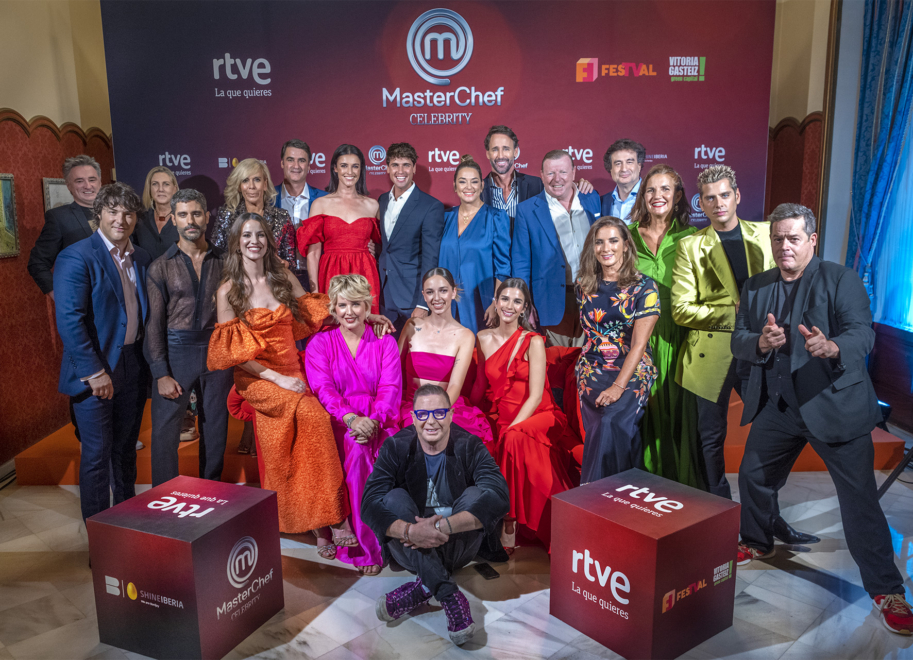 Concursantes de 'MasterChef Celebrity 8', en el FesTVal de Vitoria | Fuente: FesTVal