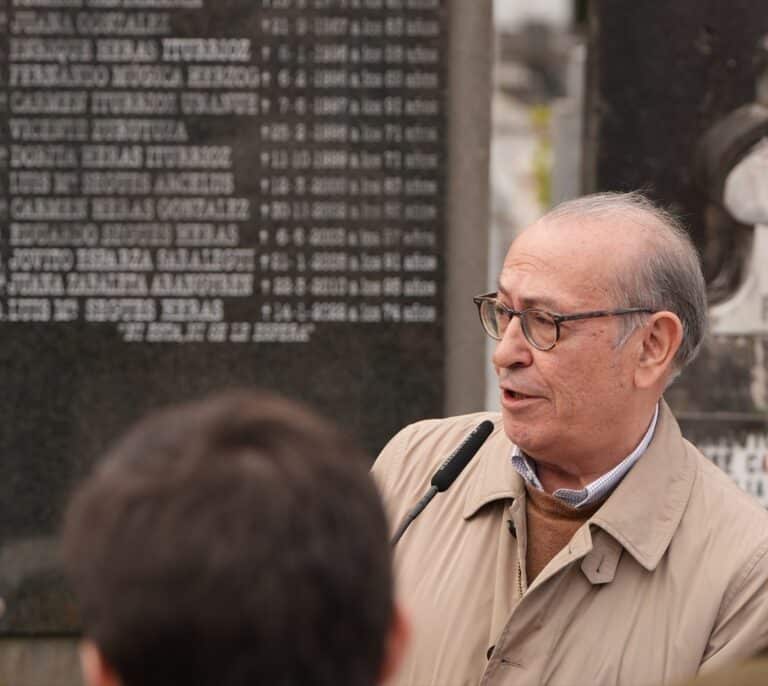 Nicolás Redondo lleva al PSOE metido en las venas, metido en el alma, metido en el corazón