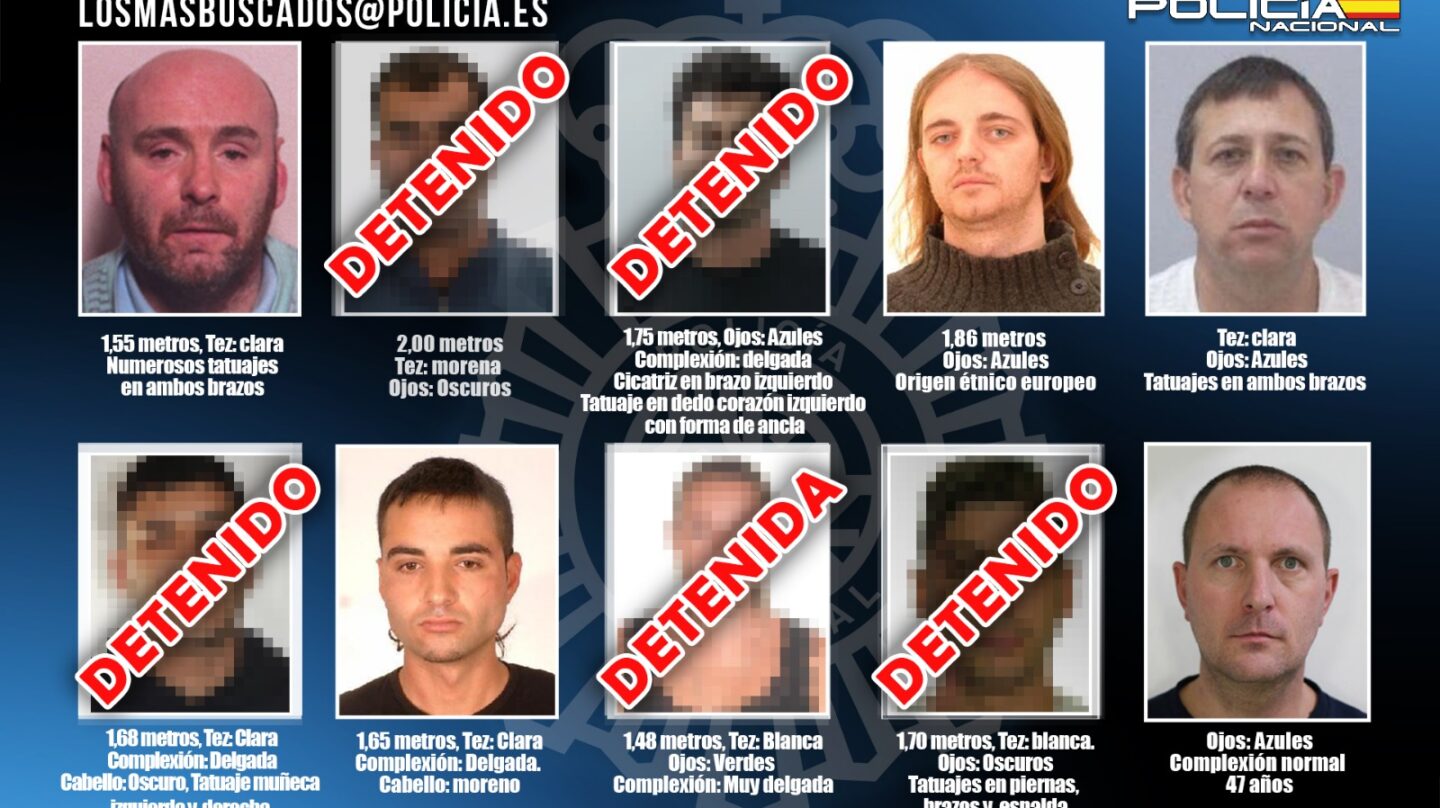 Lista de los fugitivos más buscados de España en 2022