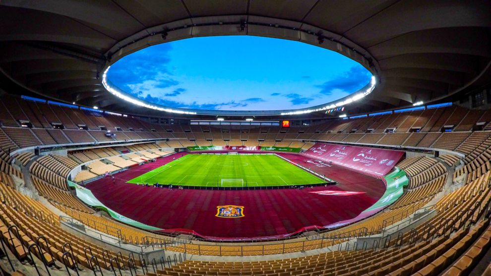 El recinto de La Cartuja, que es uno de los 10 estadios más grandes de España