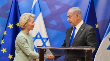 Von der Leyen se refugia en un búnker de Tel Aviv tras sonar las alarmas antiaéreas