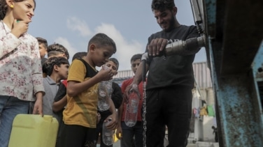 Solo 3 litros de agua: la sed impuesta a Gaza