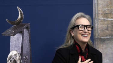 Meryl Streep se arranca a bailar al ritmo de las gaitas antes de los premios Princesa