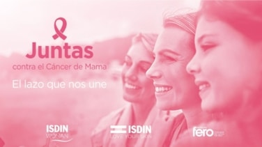 ISDIN lanza junto a la Fundación FERO la campaña 'Juntas' para concienciar sobre el cáncer de mama