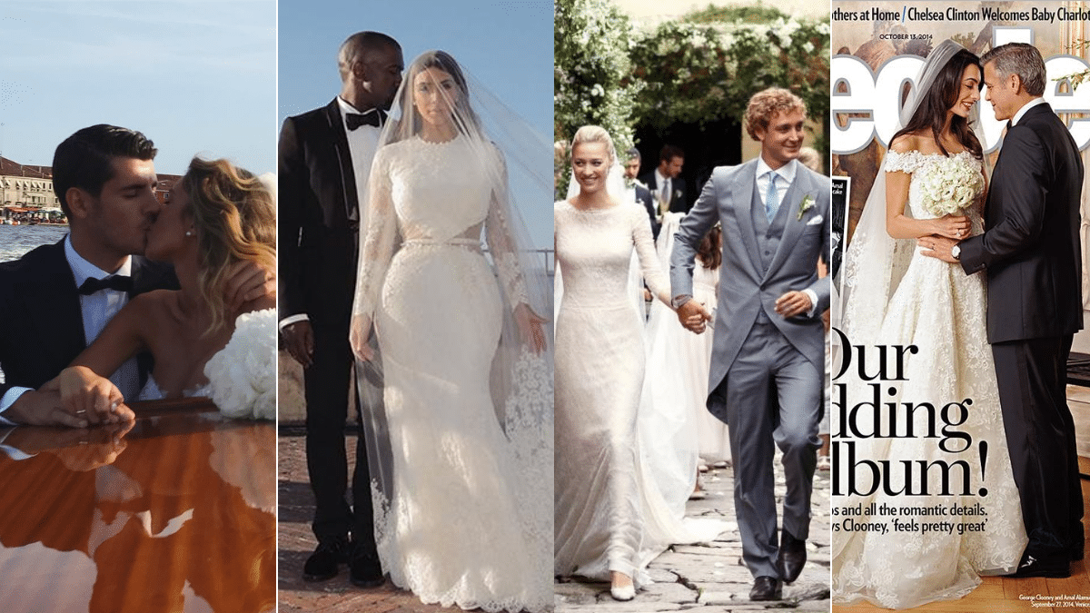 Italia es uno de los lugares favoritos de los famosos para casarse