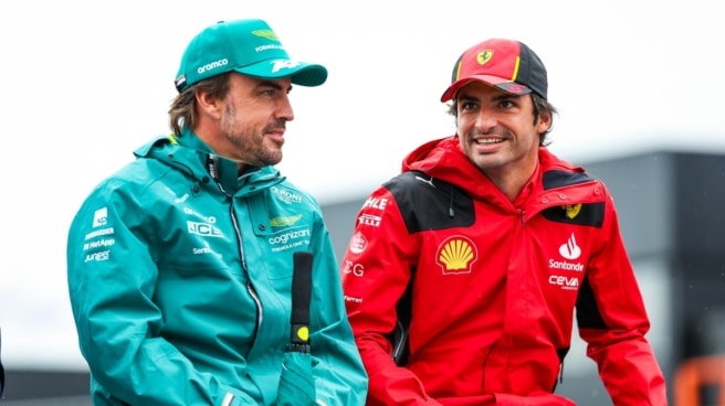 Fernando Alonso and Carlos Sainz