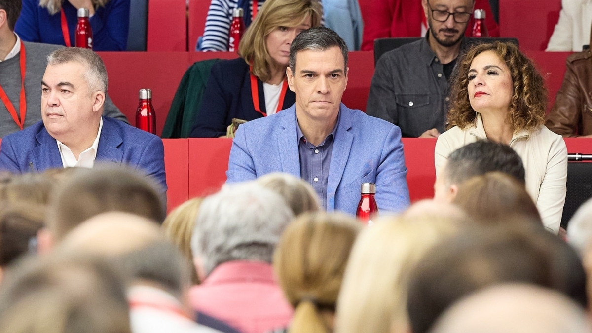 El secretario general del PSOE y presidente del Gobierno en funciones, Pedro Sánchez en la reunión del Comité Federal.