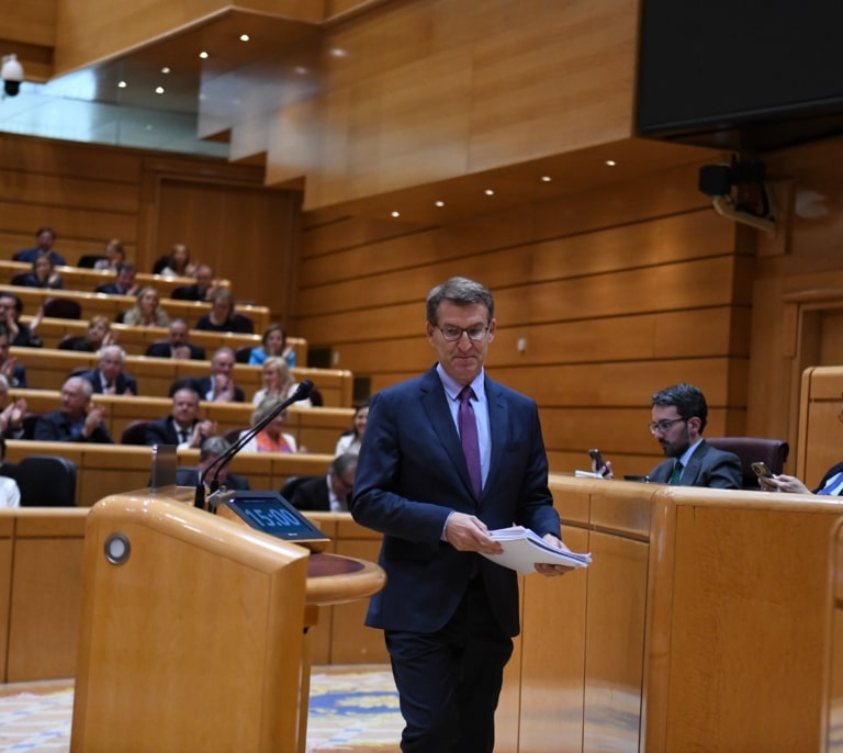 Feijóo no acudirá al acto del Senado con sus barones en contra de las "cesiones" a ERC y Junts