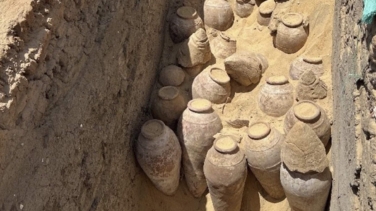 La 'faraona' que se enterró hace cinco milenios con cientos de tinajas de vino