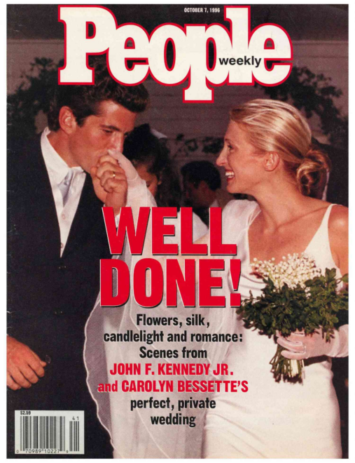 La portada de la revista People con motivo de la boda de Kennedy y Bessette