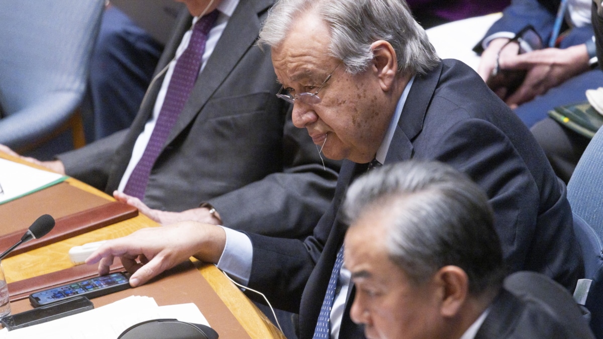 "El pueblo de Gaza mira al abismo", clama Guterres ante el Consejo de Seguridad de la ONU