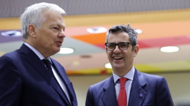 Reynders insiste en que Bruselas sigue teniendo "preguntas" sobre la ley de amnistía tras su reunión con Bolaños