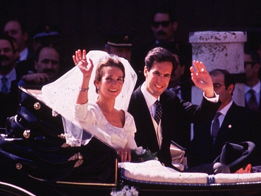 Wedding of Infanta Elena and Jaime de Marichalar in Seville in 1995.