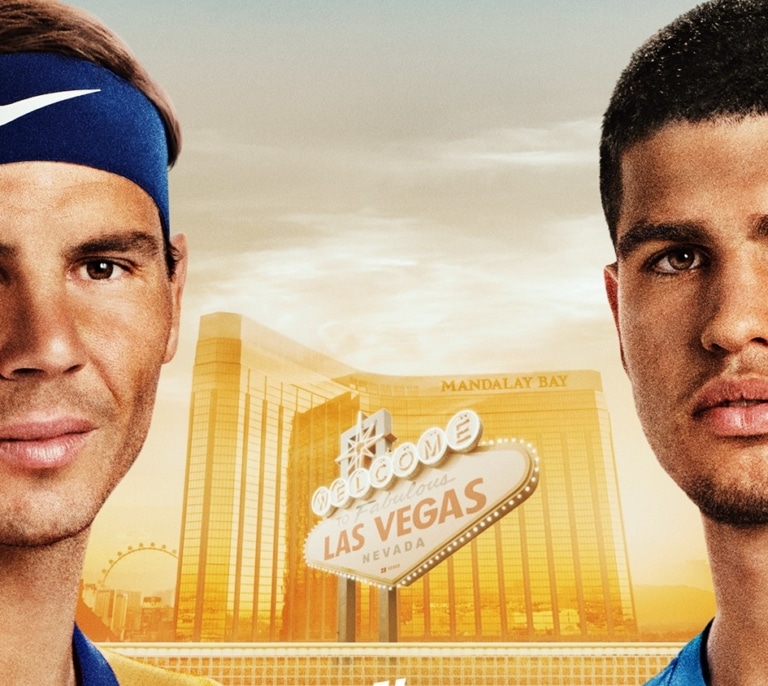 El Slam de Netflix enfrentará a Rafa Nadal y Carlos Alcaraz en Las Vegas