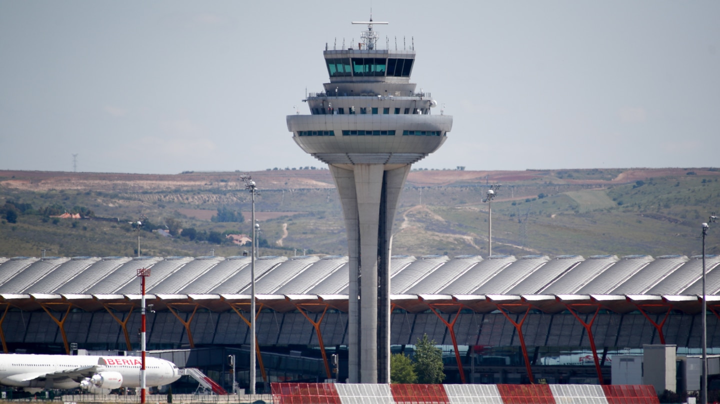 Torre de control de la terminal 4 del Aeropuerto de Madrid-Barajas Adolfo Suárez