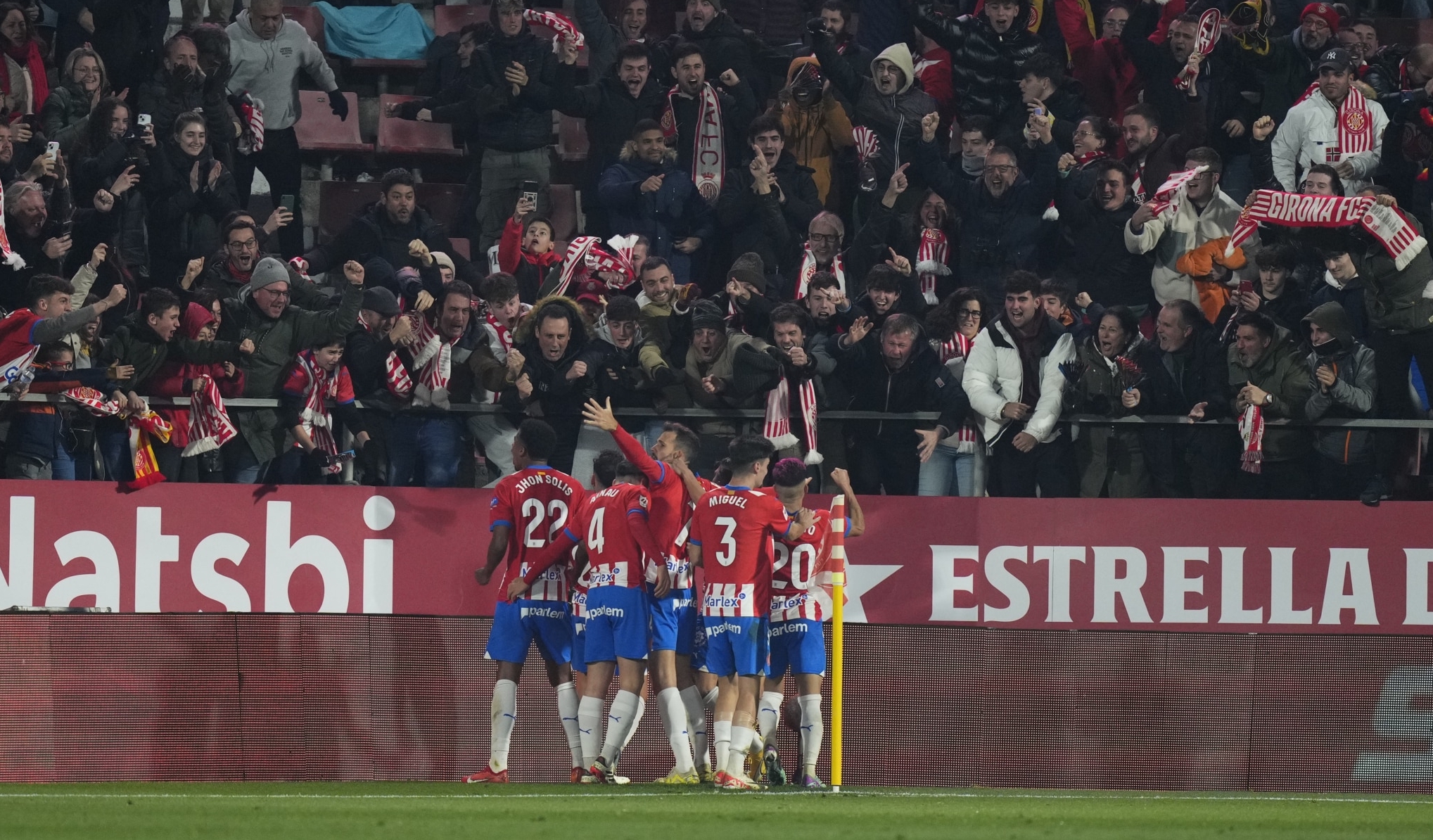 El Girona tumba al Real Madrid en una noche mágica en Montilivi, Girona FC