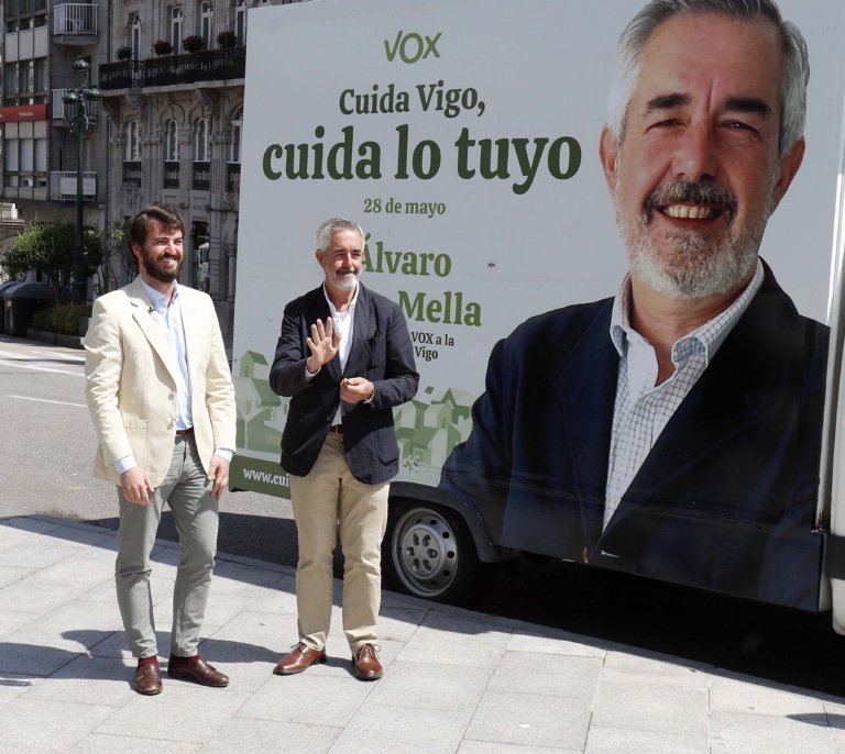 Álvaro Díaz-Mella, candidato de Vox en las elecciones gallegas del 18-F