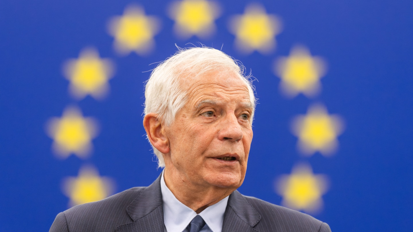 Josep Borrell, jefe de la diplomacia europea, en Estrasburgo