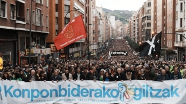 Marcha en apoyo a los presos de ETA: "No es momento para más criminalización y represión"