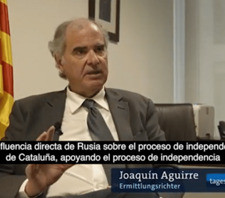 El juez Aguirre habla de las conexiones del 'procés' con Putin en la TV alemana