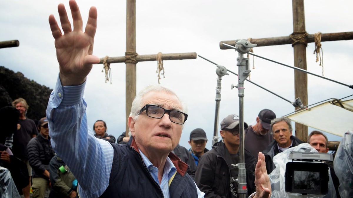 Martin Scorsese en el rodaje de 'Silencio'.
