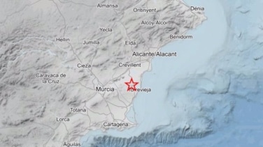 Registran un terremoto de magnitud 2,3 en Alicante