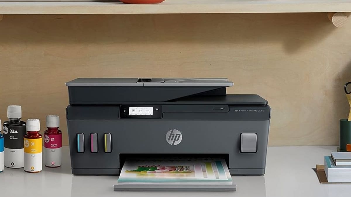 impresora inalámbrica HP en color negro