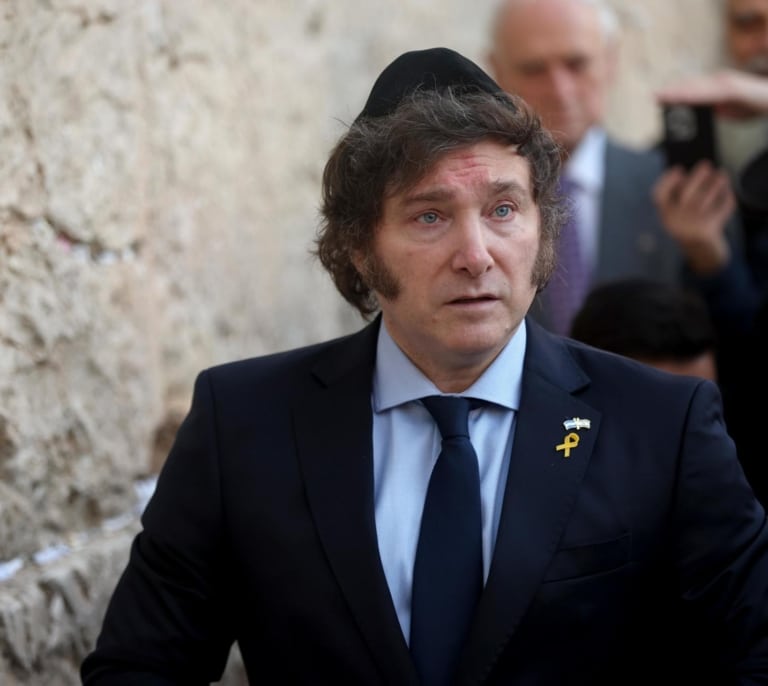 Milei anuncia desde Tel Aviv el traslado de la embajada argentina a Jerusalén