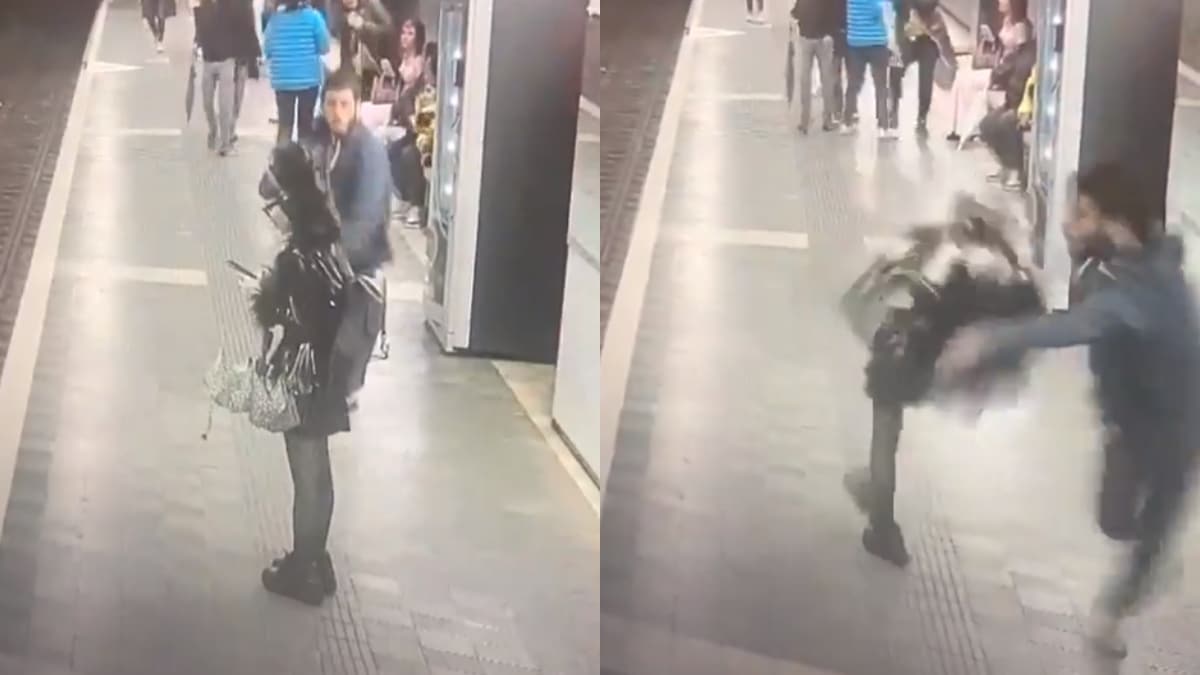 Agresión a una mujer en el metro de Barcelona.