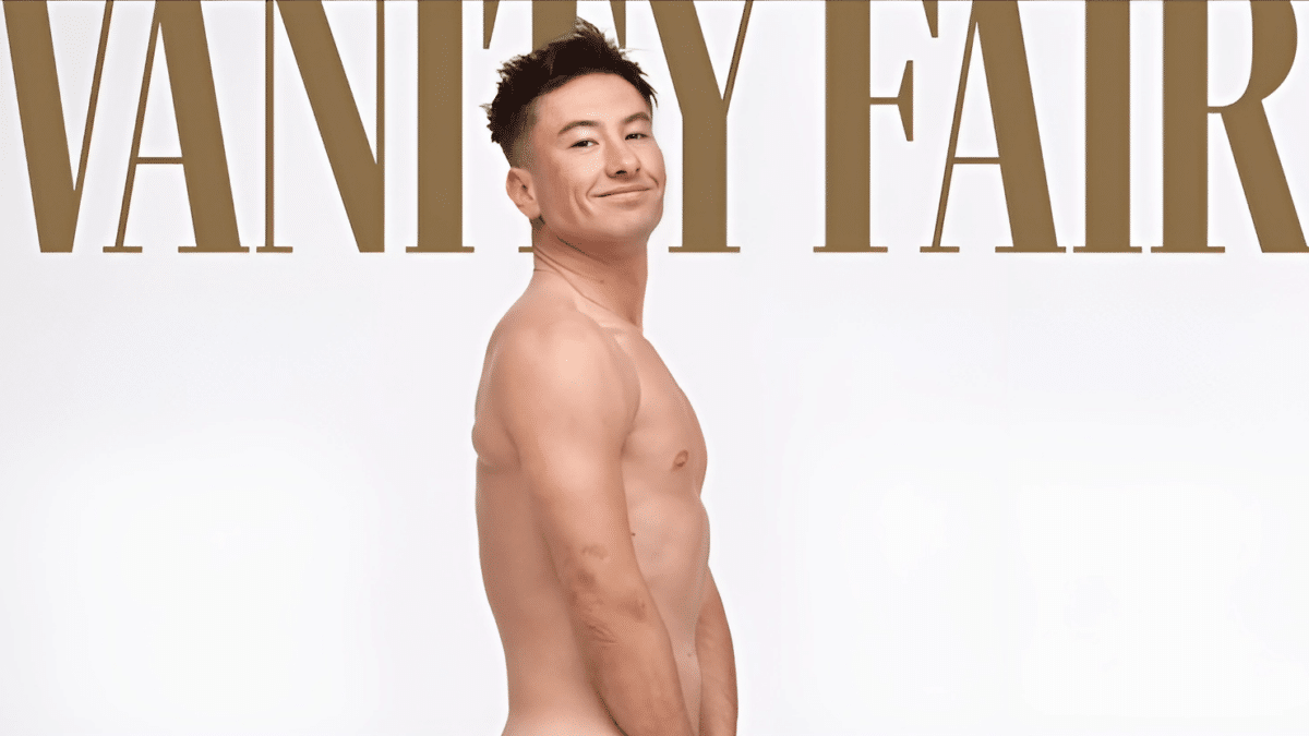 Barry Keoghan posa desnudo en la portada de 'Vanity Fair'.
