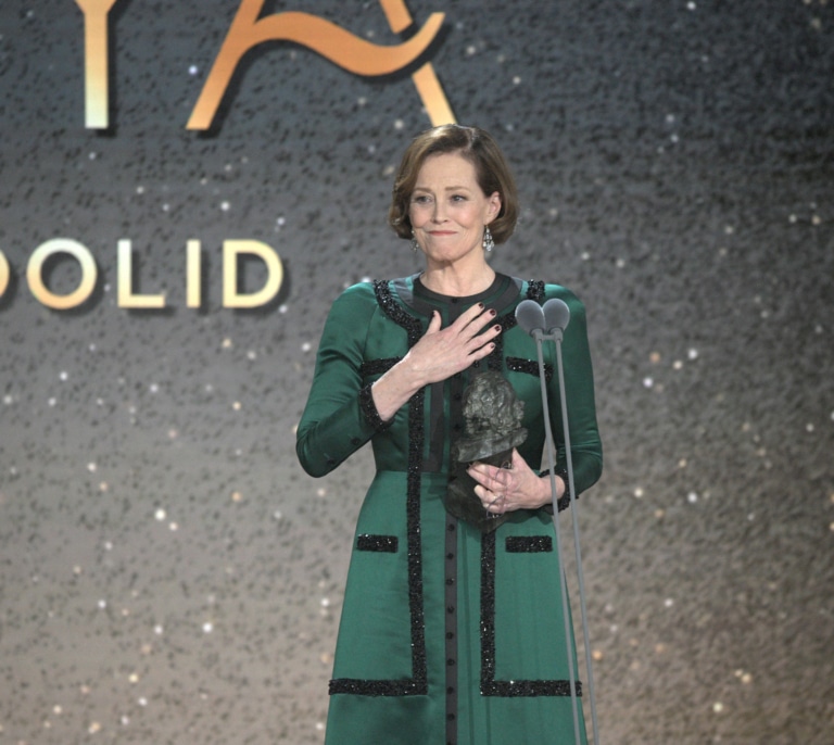 María Luisa Solá, la voz española de Sigourney Weaver se lleva la dedicatoria más especial de los Goya