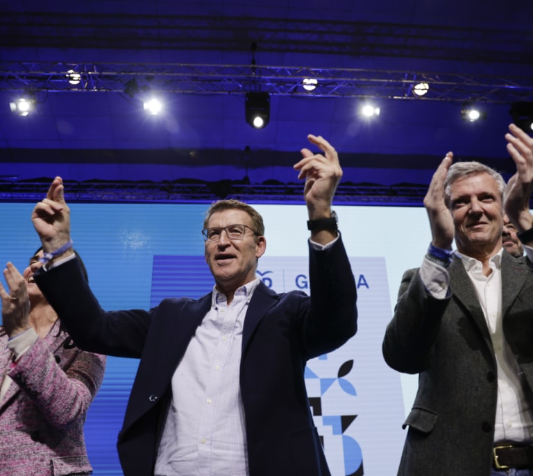 Feijóo apela a concentrar el voto útil en el PP: "No dejéis que el nacionalismo llegue a esta tierra"