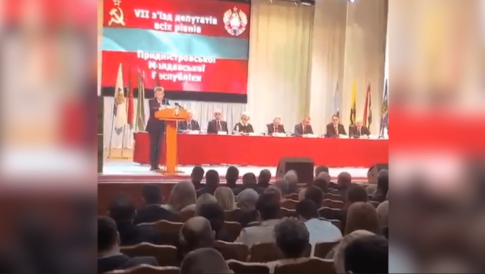El parlamento separatista de Transnistria en su sesión del miércoles