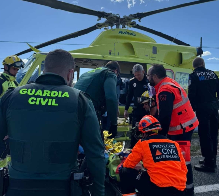 Ascienden a siete los heridos graves tras volcar un autobús del Imserso en Mallorca