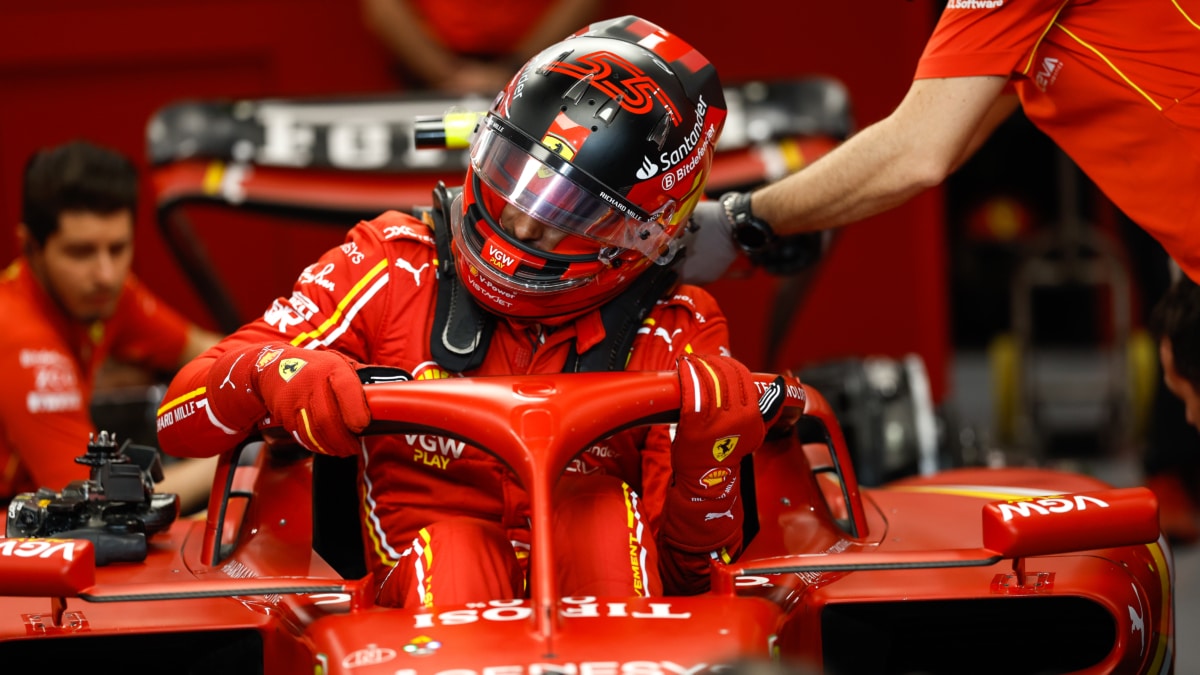Carlos Sainz, de Ferrari, en el GP de Arabia Saudí
