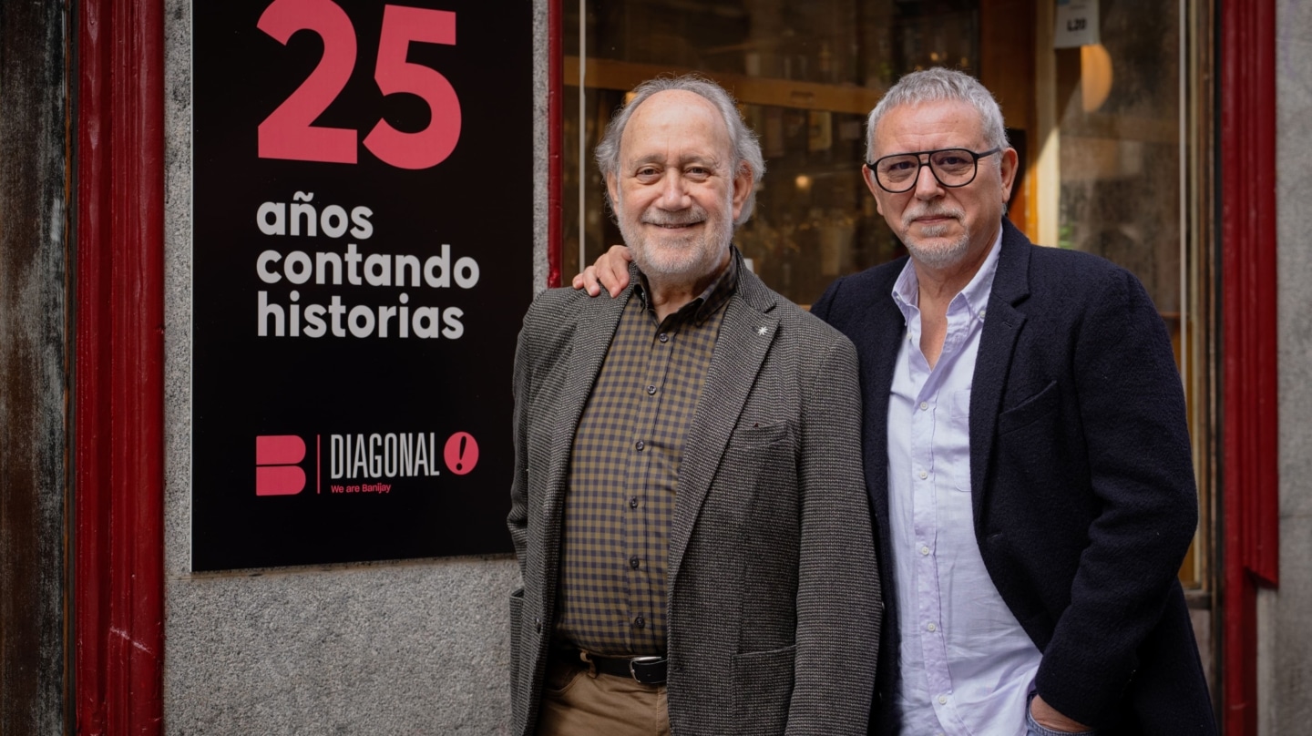 Jaume Banacolocha (Productor ejecutivo CEO de Diagonal) y Jordi Frades (Director de Diagonal)
