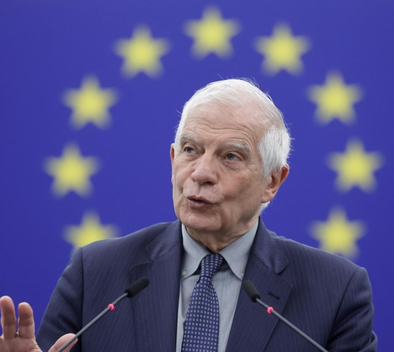 Borrell afirma que la UE apoyará a Ucrania hasta que Putin pare la guerra: "No será pronto"