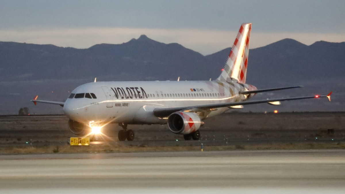 Un avión de Volotea.