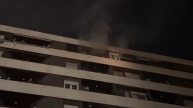 Cinco heridos leves en el incendio del edificio de Chamberí