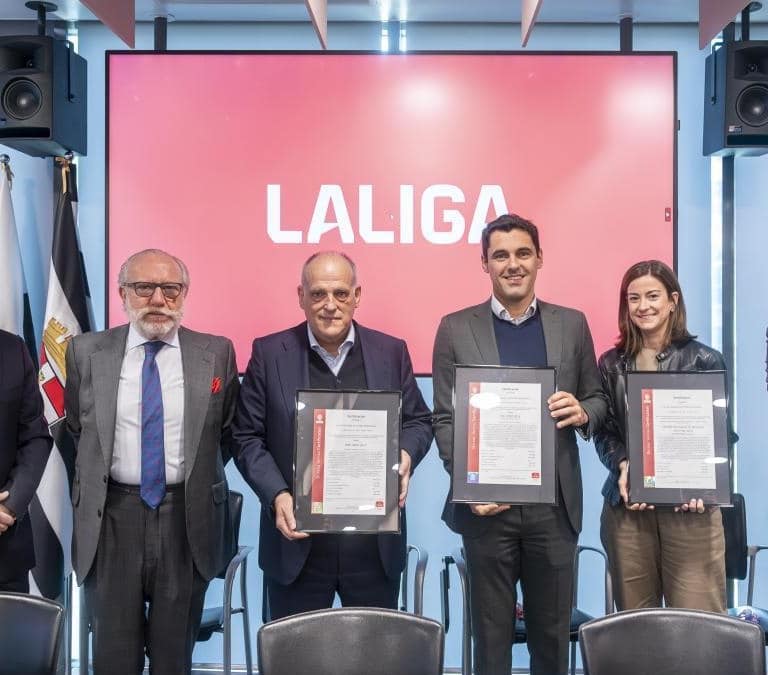 LALIGA obtiene las certificaciones de Sistemas de Gestión Antisoborno y Compliance Penal