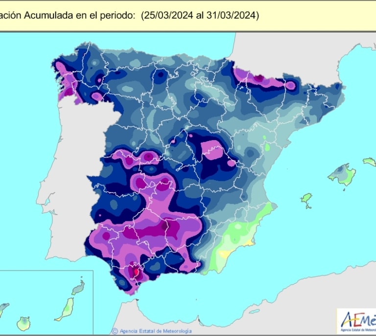 Este es el lugar de Andalucía donde más ha llovido en Semana Santa