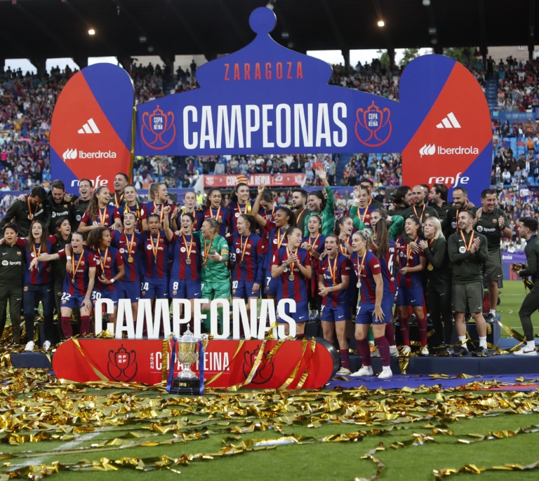 El Barcelona arrolla a la Real Sociedad y logra la Copa de la Reina