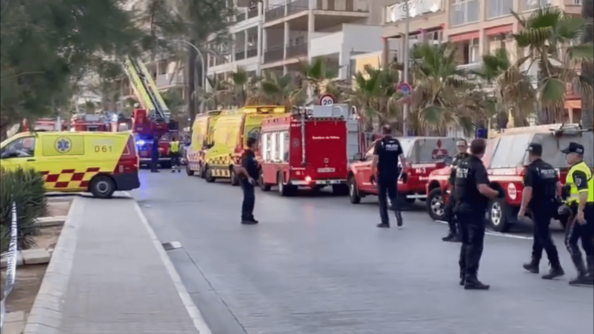 Al menos cuatro muertos y más de veinte heridos en el derrumbe de un edificio en Palma