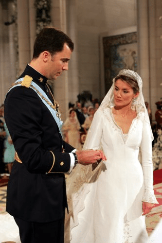 Felipe y Letizia durante su boda, de la que se cumplen 20 años el 22 de mayo de 2024. 